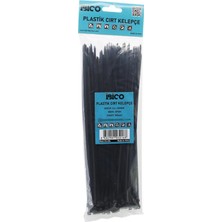Hace Bazaar 100PCS Siyah   3.6X250MM  Plastik Cırt Kelepçe (K95)