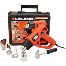 Black + Decker KX2001K/XK Sıcak Hava Tabancası, Turuncu/siyah, 2000 W