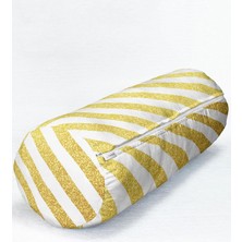 Rem Home Rengirenk Dekoratif Kırlent Kılıfı Sarı Modern 60 x 20 cm Salon Koltuk Kanepe Yastık Kılıfı