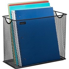 Fileroll-Blk Taşınabilir Tekerlekli Metal File Kutu Dosya Klasör Sepeti Siyah