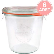 Weck 580 ml Mold Uzun Kavanoz Set (6 Adet) 742
