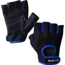 Delta Force Extra Ağırlık Body Dambıl Halter Fitness Eldiveni, Mavi, X-Large