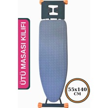 Asev Home Ütü Masası Kılıfı Keçeli Ipli Stoperli Büyük Boy 55X140 cm Astor