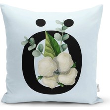 Rem Home Rengirenk Dekoratif Kırlent Kılıfı Siyah 43 x 43 cm Salon Koltuk Kanepe Yastık Kılıfı