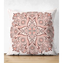 Rem Home Rengirenk Dekoratif Kırlent Kılıfı Modern 43 x 43 cm Salon Koltuk Kanepe Yastık Kılıfı