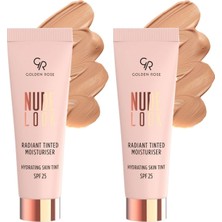 Nude Look Radiant Tinted Moisturiser - 02 Medium Tint - Canlı ve Aydınlık Görünüm Veren Renkli