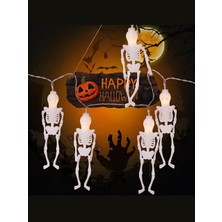 Halloween Pilli Balkabağı LED 12 Li