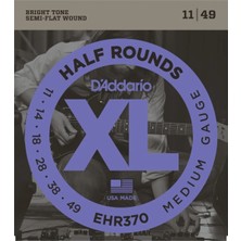 St. Morritz Daddarıo EHR370 Elektro Gitar Tel Seti, Xl, Half Rounds, Medıum Ga