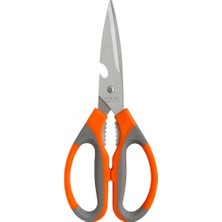 Mutfak Makası – Paslanmaz Çelik Çok Amaçlı, Ergonomik Saplı, 23 cm Dayanıklı Kesme Makası