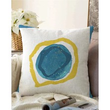 Rem Home Rengirenk Dekoratif Kırlent Kılıfı Modern 43 x 43 cm Salon Koltuk Kanepe Yastık Kılıfı