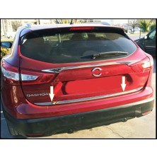 Ebal Oto Aksesuar Krom Bagaj Alt Çıtası 2014 Üzeri P. Çelik Nissan Qashqai ile Uyumlu