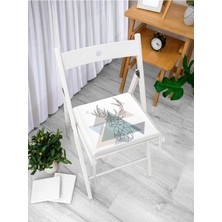 Rem Home Rengirenk Dekoratif Sandalye Minderi Modern 40 x 40 cm Mutfak Balkon Oturma Minderi
