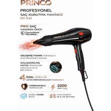 St. Morritz Profesyonel Saç Kurutma Makinesi Thermoshield Teknoloji,iyonik Yüksek Güçlü Fön Makinesi PR-935