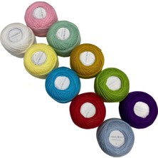 Koton Perle No 8 Etamin Nakış Ipi 10LU Set