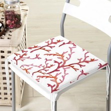 Rem Home Rengirenk Dekoratif Sandalye Minderi Modern 40 x 40 cm Mutfak Balkon Oturma Minderi