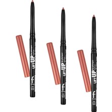 Up Lip Plumper Lipliner Dolgunlaştırıcı Etkili Uzun Süre Kalıcı Dudak Kalemi 3 Paketi