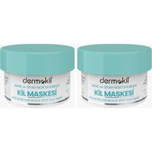 ve Siyah Nokta Karşıtı Kil Maskesi 50 ml 2li Paket