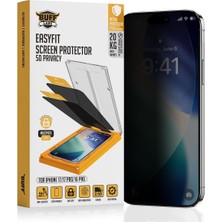 5d Privacy Easyfit 2 Adet Kolay Uygulama Aparatlı Ekran Koruyucu Temperli Hayalet Ekran Cam (Iphone