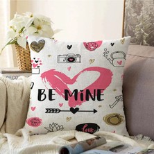 Rem Home Rengirenk Dekoratif Kırlent Kılıfı Sarı Modern 43 x 43 cm Salon Koltuk Kanepe Yastık Kılıfı