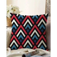 Rem Home Rengirenk Dekoratif Kırlent Kılıfı Modern 43 x 43 cm Salon Koltuk Kanepe Yastık Kılıfı