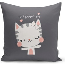 Rem Home Rengirenk Dekoratif Kırlent Kılıfı 43 x 43 cm Salon Koltuk Kanepe Yastık Kılıfı