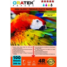 Epson 664/6641 L3050 Evertday Premium Parlak 10X15CM Fotoğraf Kağıdı 260 Gr. 100 Adet