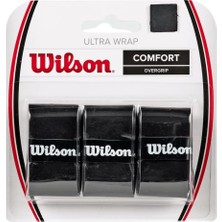 Wilson Unisex Sap Bandı Ultra Wrap Overgrip Siyah, 3 Adet, WRZ403000