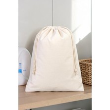 Stonehill, Sade Tasarım Ham Bez Kumaş Çok Amaçlı Kirli Çamaşır Torbası 40X50 (1 Adet) (Mode