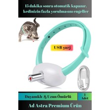 St. Morritz Özel Tasarım Otomatik Kapanan Sağlıklı Malzeme Eğlenceli Farklı Mod Lazerli USB Şarjlı Oyun Tasması