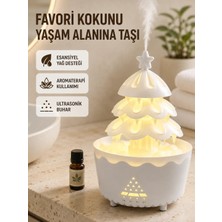 Masa Dostu 250 ml Şans Ağacı Hava Nemlendirici Çok Renkli Işıklı Aroma Cihazı Tdms-07