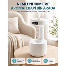 Etorva Store Yağmur Damlası Hava Nemlendirici Ultrasonik Buhar Makinesi 800 ml Aroma Difüzör