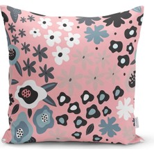 Rem Home Rengirenk Dekoratif Kırlent Kılıfı Sarı Yaprak 43 x 43 cm Salon Koltuk Kanepe Yastık Kılıfı