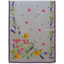 Mebs Lila Flora Pamuk Ipek Şal