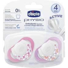 Chicco Emzik Physio Pembe Silikon 4m+ 2'li