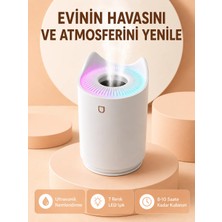 My Best Store Hava Nemlendirici Buhar Makinesi Aromaterapi LED Işıklı Oda Nemlendirici