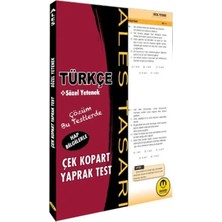 Filizora Digital Market Tasarı Ales Türkçe Sözel Yetenek Yaprak Test Çek Kopart