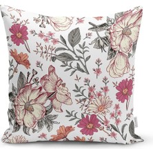 Rem Home Rengirenk Dekoratif Kırlent Kılıfı Sarı 43 x 43 cm Salon Koltuk Kanepe Yastık Kılıfı