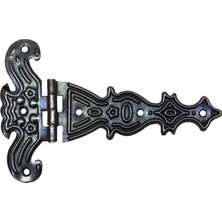 Mep Mep Dekoratif, Sac Tek Kuyruklu Menteşe - 69X102 Mm, Büyük, Eskitme, 1 Adet Najmaddin Mep Naj