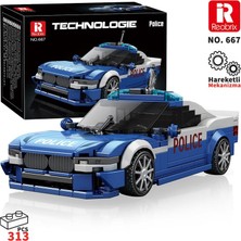 Reobrix Police Car Bmw 667 Brick Yapım Seti