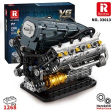 Reobrix V6 Engine 33013 Brick Yapım Seti