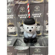 Goggy Bear Ayıcık Figürlü Cam Soğuk Içecek Bardağı 500 ml