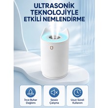 Epilons Hava Nemlendirici Ultrasonik Aroma Difüzör 7 Renk LED Işıklı Gece Lambası