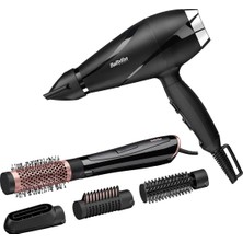 St. Morritz 6713DE Shine Pro 2200W Saç Kurutma Makinesi ve AS126E Perfect Finish Hava Üflemeli Saç Şeki