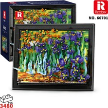 Reobrix Irises Wall Art 66701 Brick Yapım Seti
