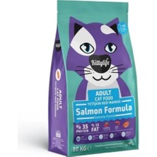 Kittylife Somon Balıklı Yetişkin Kedi Maması 10 kg