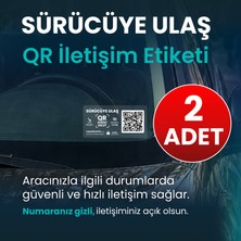 Hayat Kartım Sürücüye Ulaş Qr Kodlu Araç Cam Etiketi – Numara Göstermeden İletişim