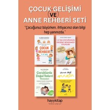 Hayy Kitap Çocuk Gelişimi ve Anne Rehberi Seti (4 Kitap) Çocuk Rehberi - Çocuklarda Doğal Tedavi Yöntemleri - 1-5 Yaş Çocuğun Gelişimi-Beslenmesi ve Oyunları - Uzman Değil Annesin