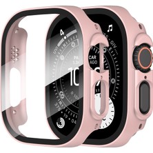 Caseonn Apple Watch Ultra 3 49MM Kılıf Tam Korumalı Ekran Koruyuculu Sert Bumper Kasa Rose Gold