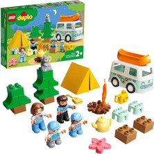 LEGO Duplo Kasabası Ailece Karavan Macerası 10946 - Çocuklar Için Kamp Temalı Yaratıcı Oyuncak Yapım