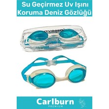 St. Morritz Deluxe Ayarlanabilir Kayış Su Geçirmez Uv Işını Koruma Silikon Plastik Antifog Çocuk Deniz Gözlüğü